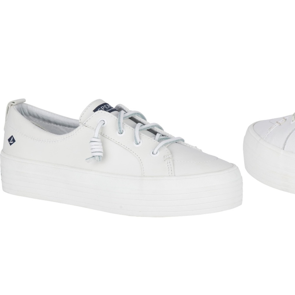 White Sperry Sneaker Tennis Shoe slip on